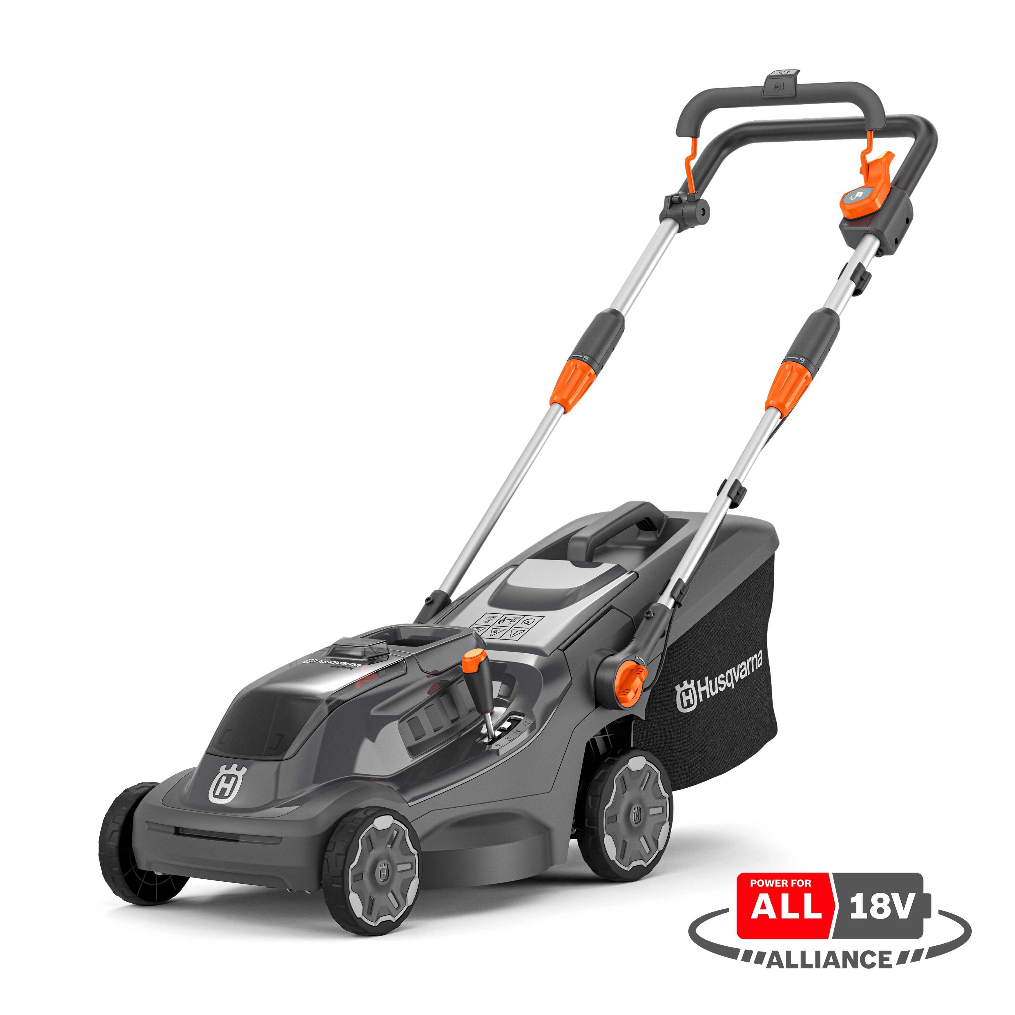 Aspire™ Lawnmower 18V 34cm Kit With 4.0Ah Battery and 2.5Ah Charger image 0